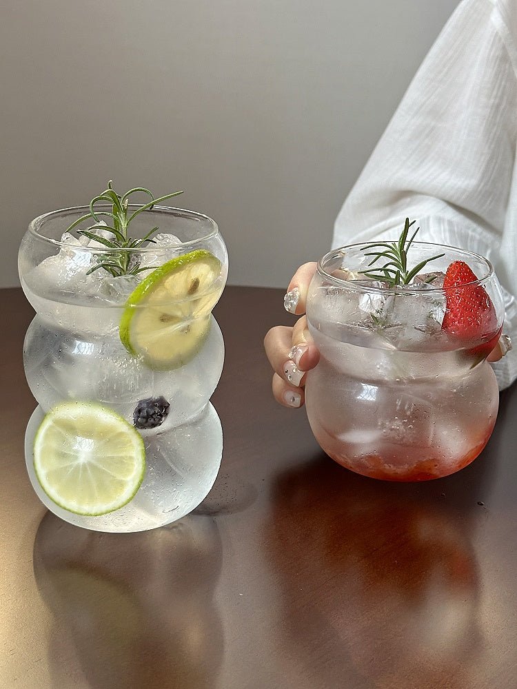 Bubble Shaped Glass Coffee Cups-1