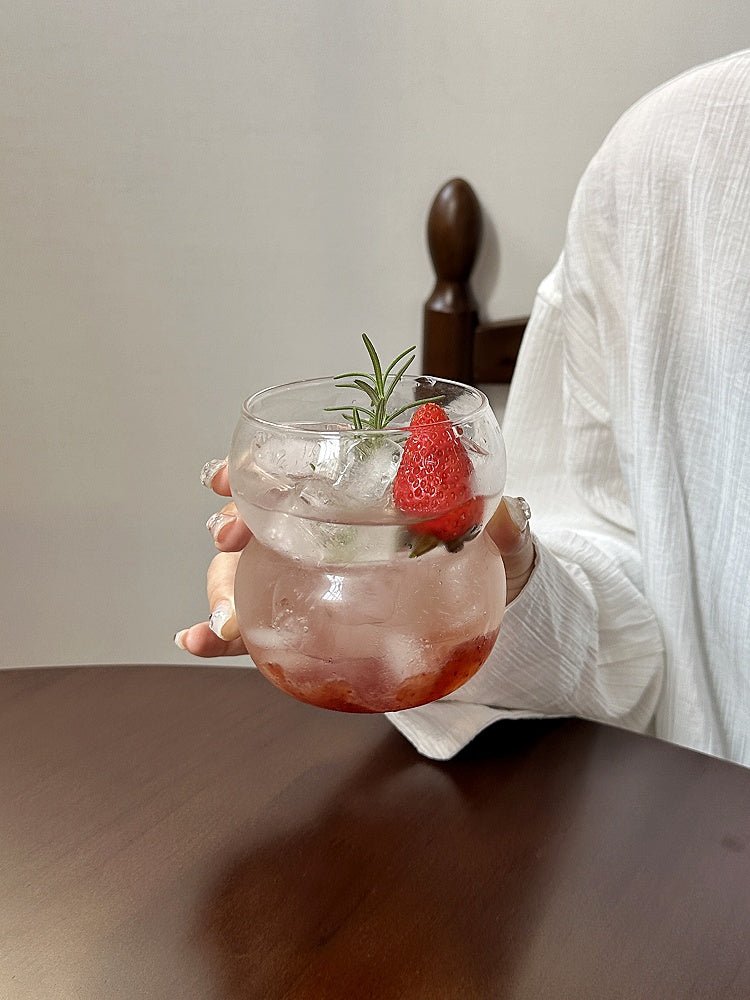 Bubble Shaped Glass Coffee Cups-5